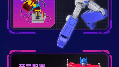 Blind Box Transformers Articulated Figure - AULDEY AAE Optimus Prime Soundwave Multi-Pose Action Model Display Gift for Kids