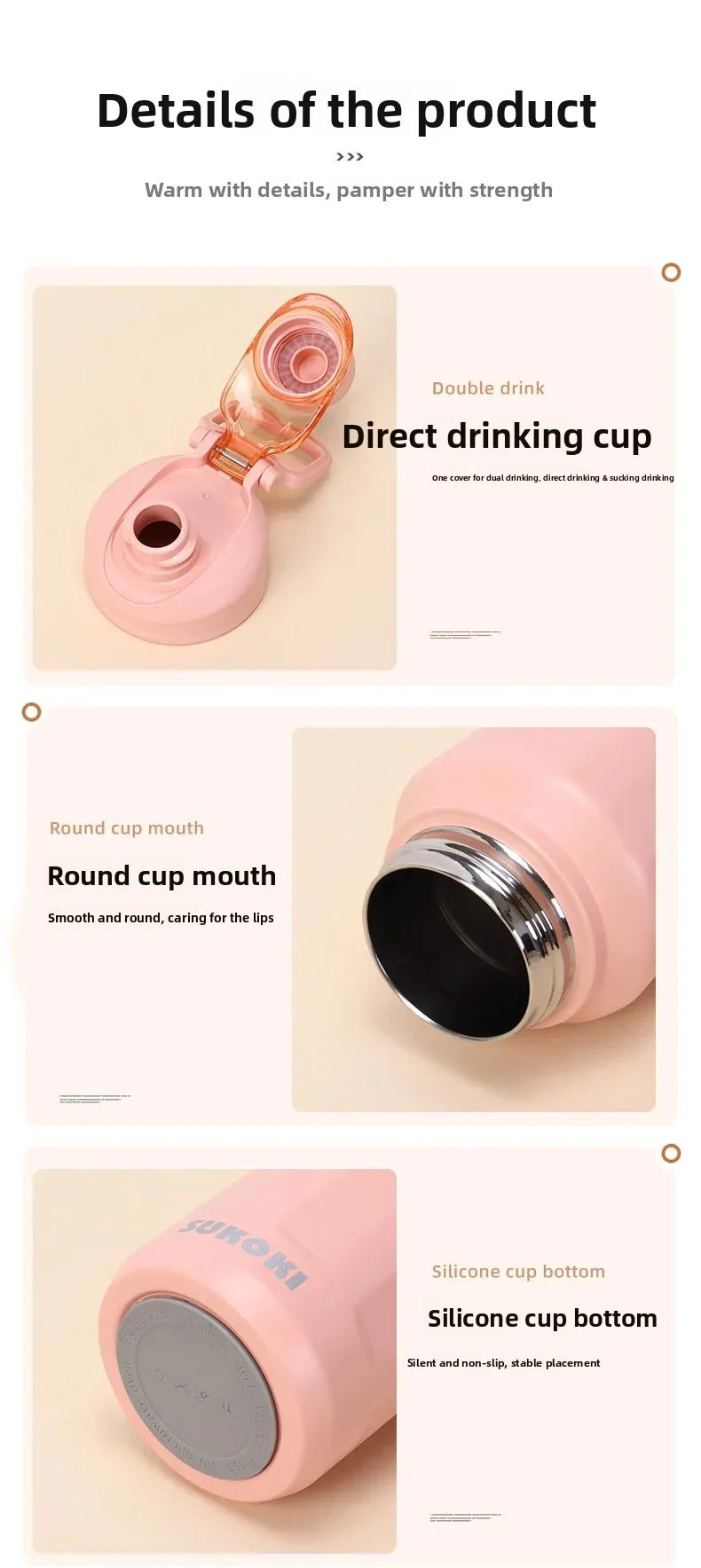 Large Capacity Portable Outdoor Sports Stainless Steel 316 Insulated Water Bottle Handheld Water Jug for Men from Mainland China