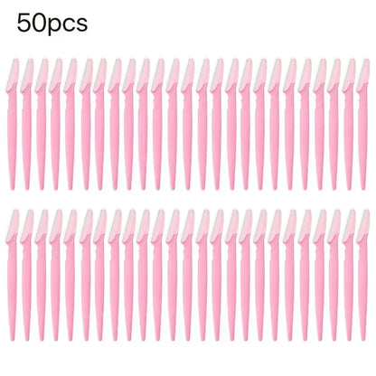 5-100PCS Wholesale Blade Portable Eyebrow Trimmer Shaver Face Razor Eye Brow Epilation Hair Removal Cutters Safety Razor