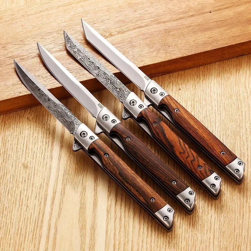 Multi-functional folding knife, convenient small knife for outdoor camping, high-hardness fruit knife