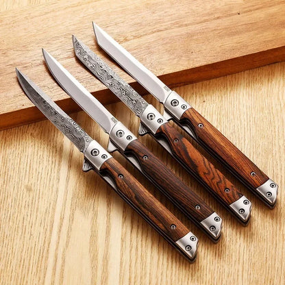 Multi-functional folding knife, convenient small knife for outdoor camping, high-hardness fruit knife