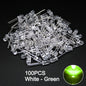 100PCS F5 LED Diode 5MM Assorted Kit White Green Red Blue Yellow Orange Pink Purple Warm White DIY kit Light Emitting Diode bxv