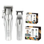 Kemei Clippers Professional Haircut Suit Rechargeable Hair Clippers Metal Body Shaver LCD Display Clipper For Man KM-3023 Set