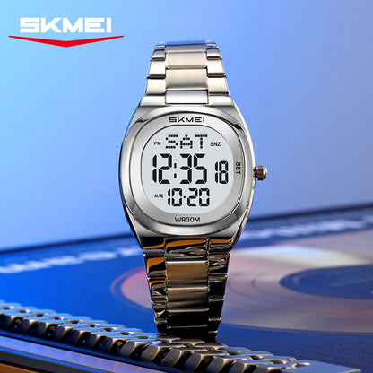 SKMEI 2419 Fashion Electronic Watch Multifunctional Luminous Calendar Alarm Clock Sports Simple Business Digital Watches for Man