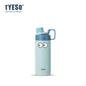 Tyeso 600ML Water Bottle With Eye Sticker Insulated Leak-Proof Fitness Flask Vacuum Flasks for Sport for Outdoor Workouts Travel