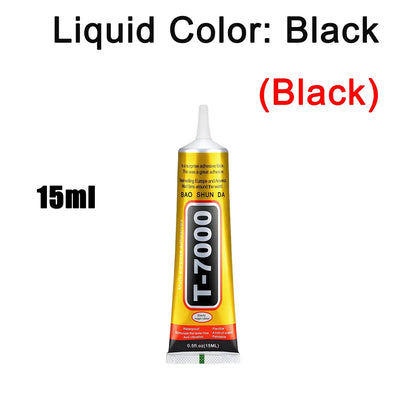 Klej kontaktowy B-7000 przezroczysty 15ml/50ml/110ml do telefonu T-7000 Naprawa Uniwersalny szkło plastik DIY Precyzyjny aplikator