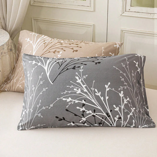 2pcs/4pcs Floral Pattern Pillow Cover Set (Pillow Inner Not Included), Soft & Comfortable, Suitable For All Seasons