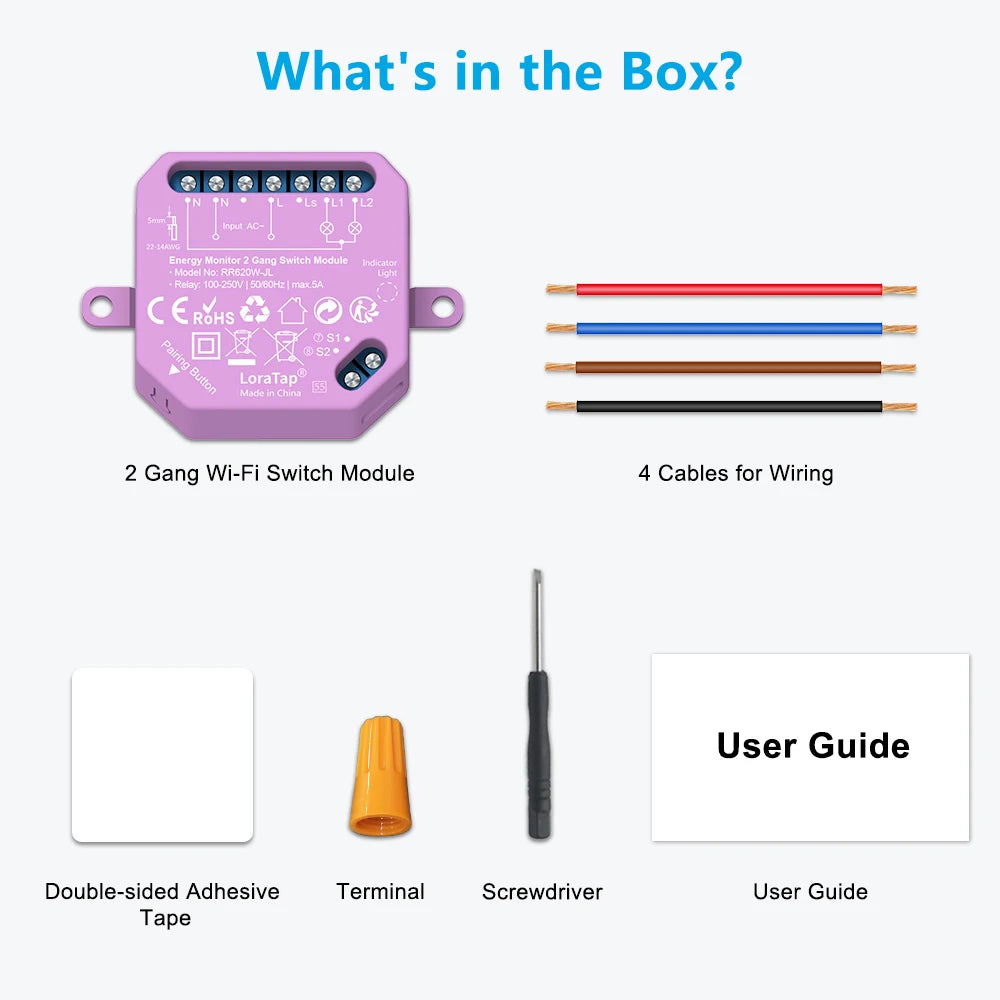 LoraTap Tuya Smart Life ZigBee WiFi Light Switch Module Dimmer Energy Monitor App Remote Control Alexa Google Home Voice Control