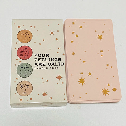 Your Feelings are Valid Oracle Deck 2nd Edition A 48 Oracle Mood cards English Version Tarot Oracle Witch Board games
