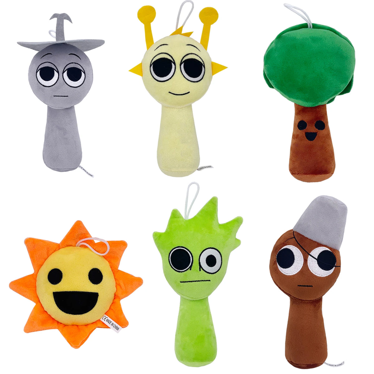 Sprunki Plush Toys Sprunki Plush Doll Sprunki Game Cartoon Pillow Kids Birthday Gifts Stuffed Dolls Christmas Gift