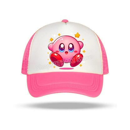Star Kirbys Children Baseball Hat Cartoon Casuals Bonnet Outdoor Sports Sun Cap Peaked Caps Unisex Men Baby Kids Birthday Gifts