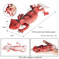 Oenux Simulated Insect Mouse Lizard Sea Animal Models Realistic Dolls Soft Rubber TPR Material Collectibles Halloween Prank Toys