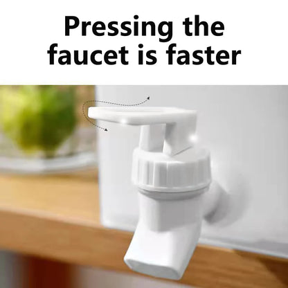 Water Kettle With Faucet Beverage Dispenser Cold Juice Lemonade Drinks Bucket Liquid Storage Tank Outdoor Fridge OrganizersHot