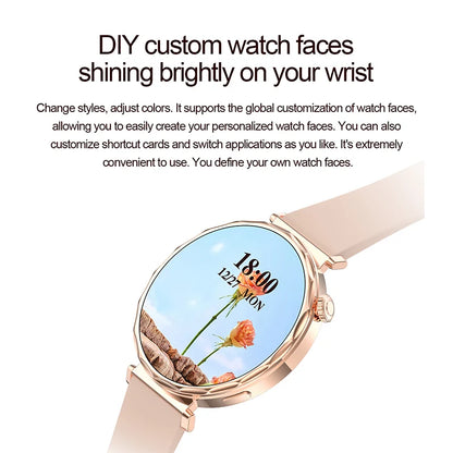 LIGE 2025 Smart Watch Women Full Circle Touch Screen Bluetooth Call Men Smartwatch Waterproof Sport Activity Fitness Watch Women