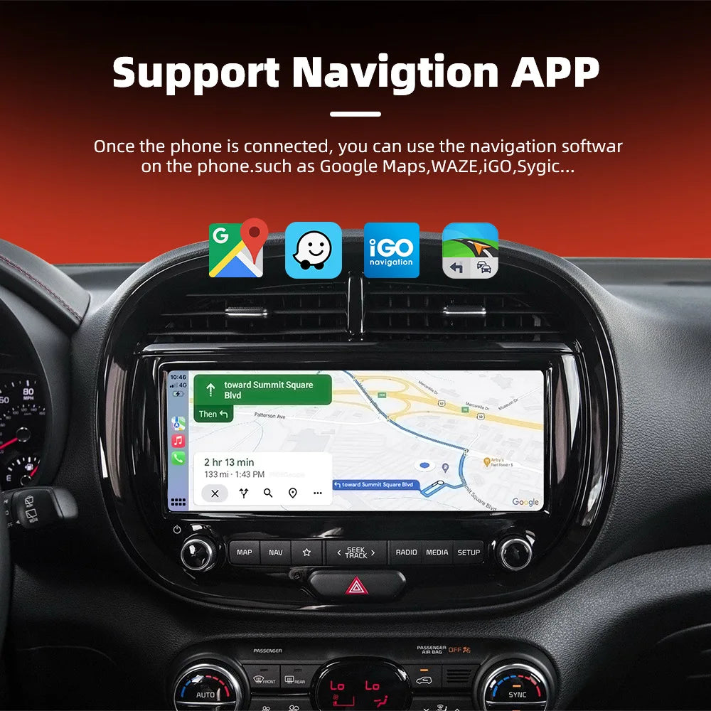 2025 NEW 2 In 1 Wireless Carplay AI Box Android Auto Plug And Play Applicable To Convert Original Car Wired Carplay To Wireless