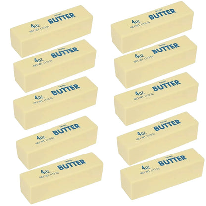 10pcs new Cute Butter Squishy Toy Super Soft Slow Rising PU Stress Relief Toy for Kids Adults Home Office Anxiety Squeeze Toy