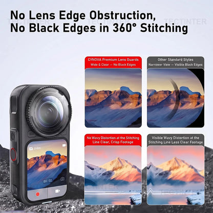 Screen Lens Protector for Insta360 X6 Tempered Glass Film Clear Anti-scratch Lens Guard Cover for Insta 360 X6 Camera Accessorie