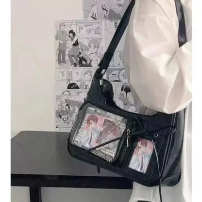 Koreańska Przezroczysta Torba Ita Bag JK Harajuku Duża Pojemność Torba Na Ramię Dla Kobiet Dziewcząt Torebka Y2k Kawaii Bolso Mujer