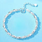 925 Sterling Silver Ball Necklace Bracelet Set for Woman Luxury Original Multi Layer Beads Jewelry Set Party Exquisite Jewelry