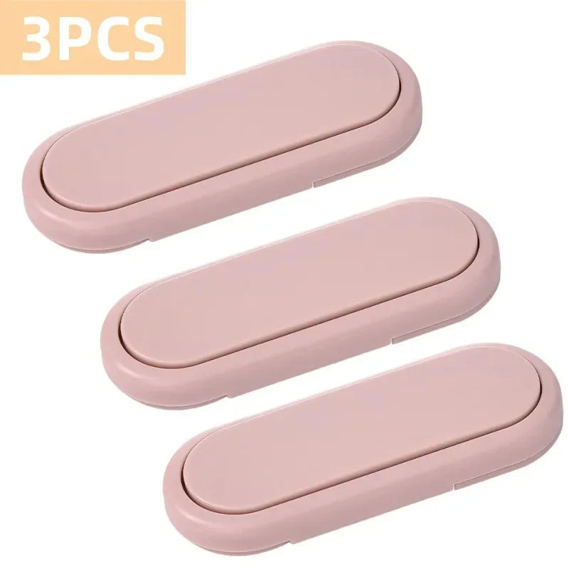 1/3/5/10Pcs Children's Drawer Safety Latch Cabinet Door Protection Baby Anti Pinch Hand Invisible Lock Opposite Wardrobe Lock