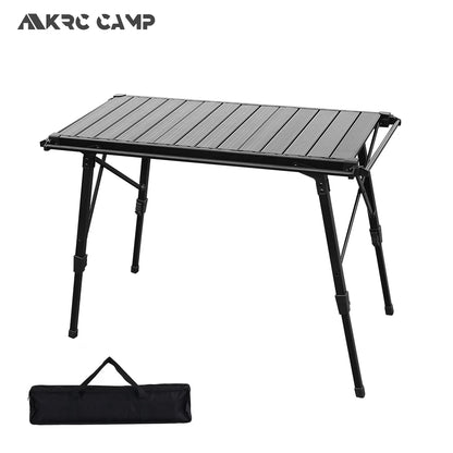 Dotwise Camping Table Foldable Portable IGT Outdoor Table Adjustable Height Aluminum Alloy For Outdoor Barbecue Picnic Fishing
