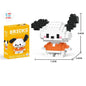 SpongeBob SquarePants Toy Sanrio Kuromi Building Blocks Patrick Star Figure Hello Kitty Cartoon Character Toy For Children Gifts