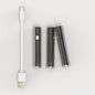 1pcs  650mah Twist Battery, 510 Thread Rod Adjustable Voltage, Electric Soldering Iron Pen Solder Repair Tools