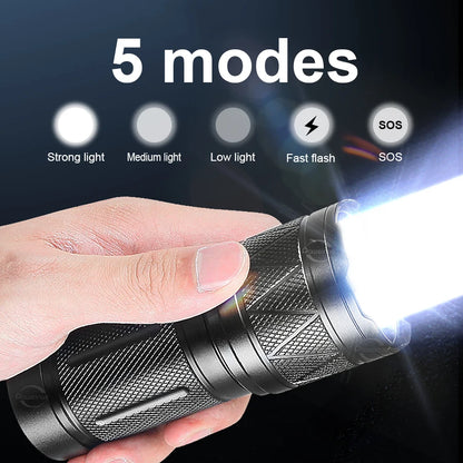 NEW 998000000LM LED Handheld Flashlight USB Rechargeable High Strong Power Led Tactical Torch Ultra-Bright 15000mAh Lantern