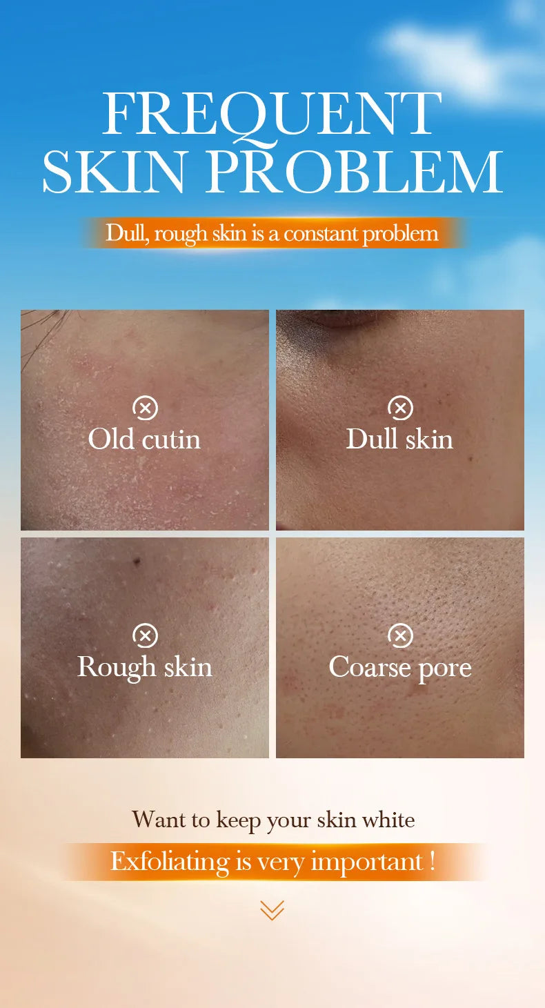 Face Exfoliating Gel Deep Cleansing Pores,Remove Dead Skin Purify Gentle Exfoliate Oil Control Moisturizing Face Scrub Skin Care