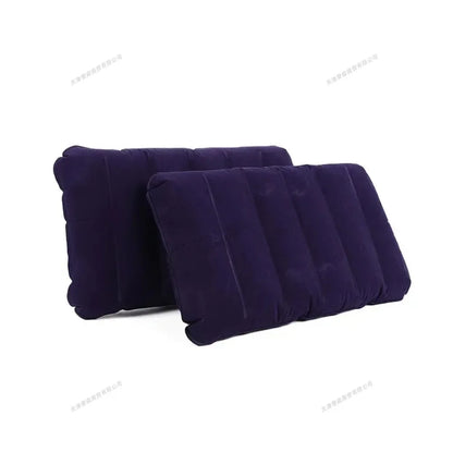 47x30cm Portable Inflatable Cushion Beach Office Household Outdoor Soft Pillows Double-sided Back Relaxing Tool Plane Head Rest