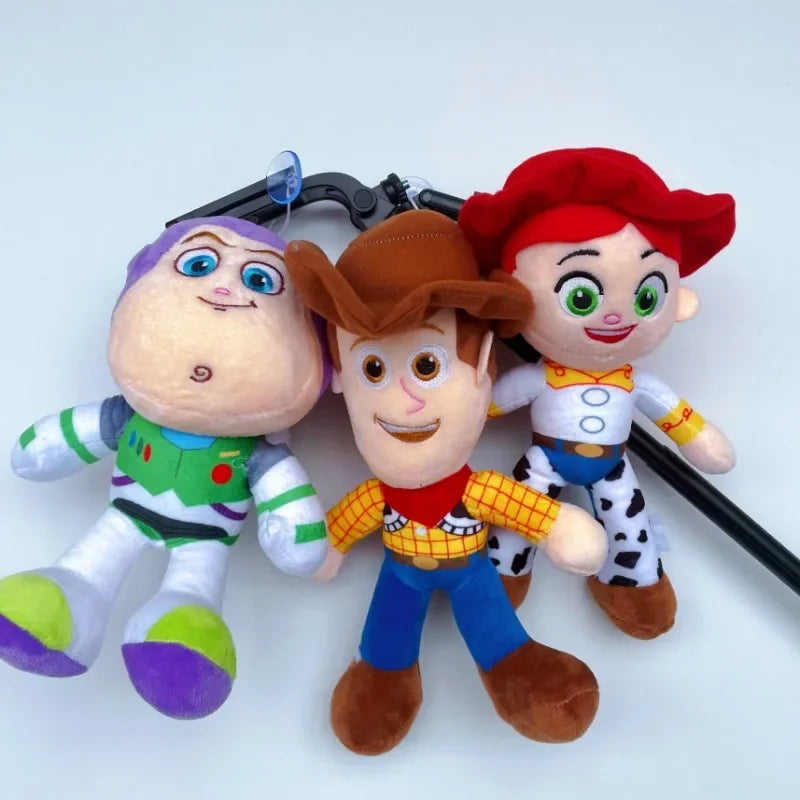Toy Story Plush Toy Woody Buzz Lightyear Jessie Stuffed Doll Cute Cartoon Anime Perfect for Kids Room Decoration Birthday Gifts