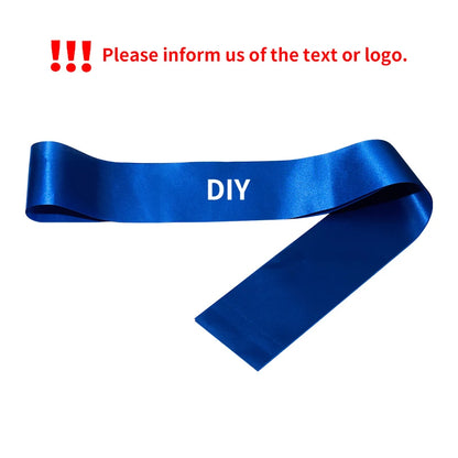 Diy Custom Personality Satin Sash Writen As You Want Wedding Bridal Shower Team Bride Tribe Satin Sash Bachelorette Party Decor