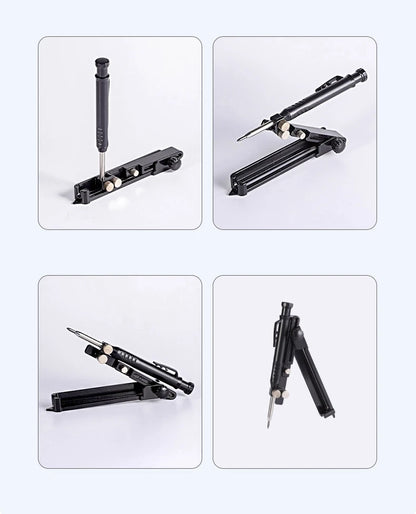 Multi-function Scribing Ruler Contour Gauge Scribe Compass Carpentry Graffiti Line Measuring Hand Tools Woodworking Construction