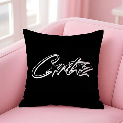 Fashion Brand C-CorteizS Cushion Cover Soft Plush Throw Pillow Cushion Cover｜Double-Sided Pillow Case for Sofa Home Decor