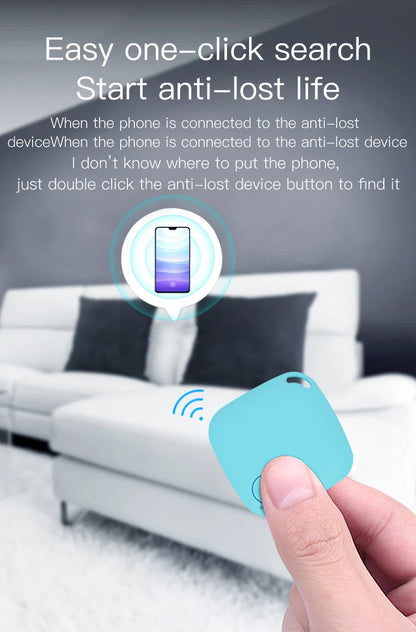 Mini Bluetooth 50 Round Tracker Anti Lost Smart Locator Device For Pet Kids Bag Wallet Tracking Finder Accessory