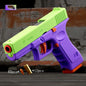 Pistol Gun Soft Bullet Gun With Blowback, Single Shot And Shell Ejcetion Capability, Blaster, Outdoor Sports Shooting Game