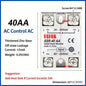SSR-25AA 40AA 60AA AC Solid State Relay Single Phase AC-AC 80-250VAC Input 24-380VAC Output