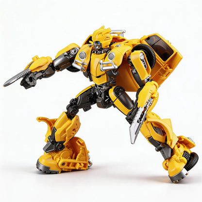 18cm Bumblebee Movie Version Transforming Beetle Car Robot Action Figure Multiple Accessories Articulated Model Toy Boys Gift