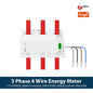 Zemismart 120A Zigbee WiFi 3 Phase Energy Meter Smart Din-rail Power Monitor Withdrawable Split-core CTs Works with Tuya App