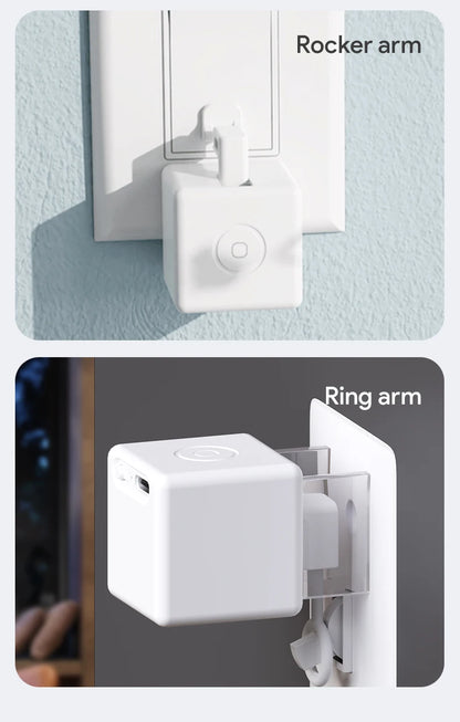 New Tuya Bluetooth Smart Touch Fingerbot Plus USB Charge Version Switch Button Pusher Arm Fingerbot Via Alice Alexa Google Home