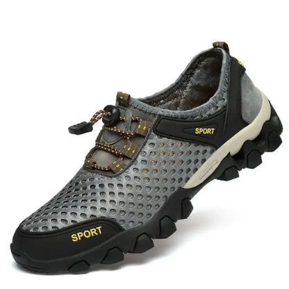 Breathable Mesh Summer Men Platform Sneakers Lightweight Casual Loafers Shoes for Running Tennis Hiking Outdoor Daily Wear