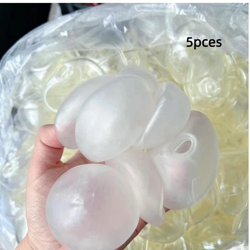 Dumpling Stress Ball Shell DIY Kit 1/5/10Pcs Stress Relief Toy Home Travel Decor For All Ages