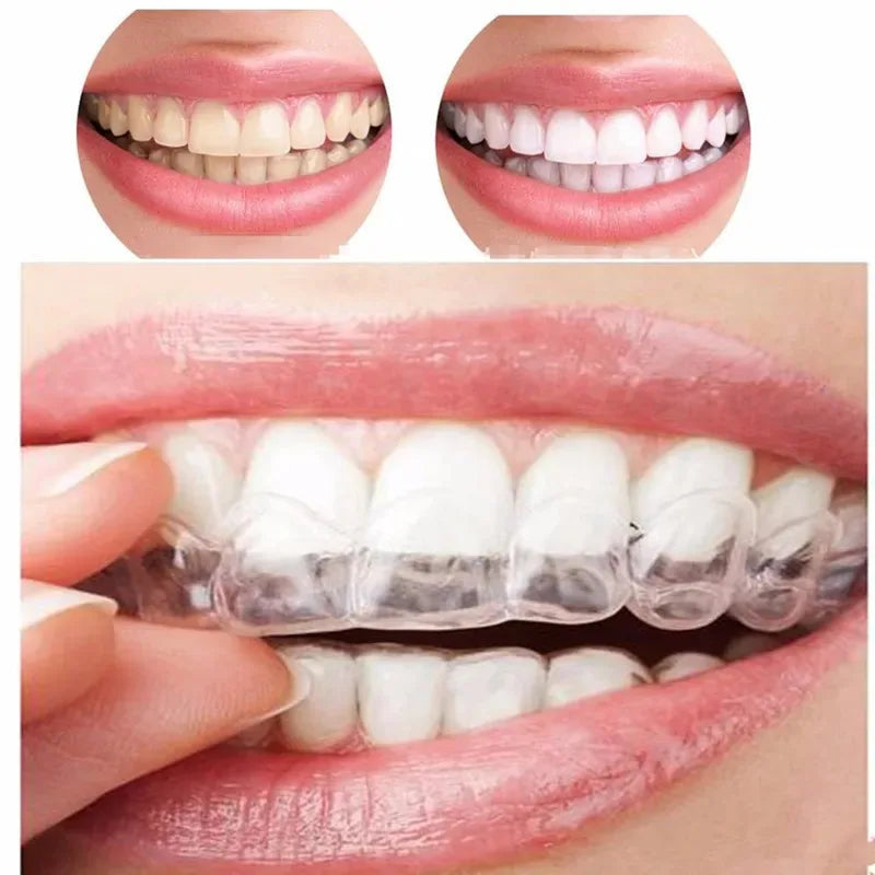 1-6Pairs Anti Snoring Bruxism Sleeping Mouth Guard Tray Stop Teeth Grinding Sleep Aid Night Guard Gum Shield Mouth Health Care