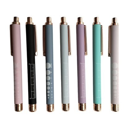★★★LED Medical Penlight Flashlight With Pupil Gauge Pocket Clip Pen Light For Doctor Nurse Diagnosis