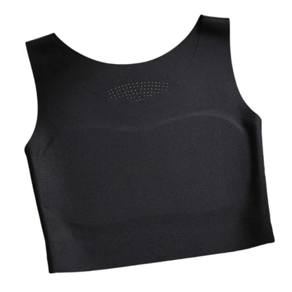 S/M/L/XL/XXL Chest Binding Underwear Ice Silk Material U Neck Design Liquid Foundation Bra Backless Style Soft Steel Ring