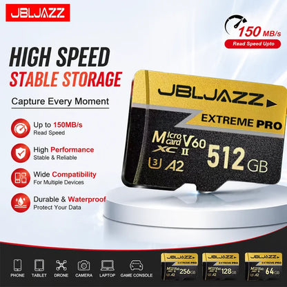 High-Speed SD Card 256GB 512GB UHS-I U3 V60 128GB 64GB Memory Card for Digital Storage New Best Seller Cartao De Memoria 2026