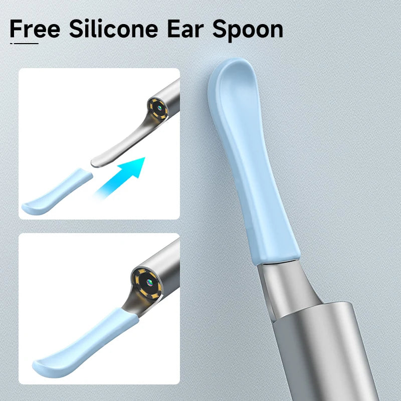 Smart Visual Ear Sticks HD1080P 4.2MM Camera WIFI Ear Pick Ear Cleaner Ear Spoon Wireless Endoscope Health Care Waterproof 6LEDs