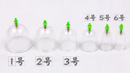 1pcs Chinese Medical Vacuum Cans Body Cupping Therapy Cups Back Arm Massage Relaxation Anti-cellulite Messager Health Care