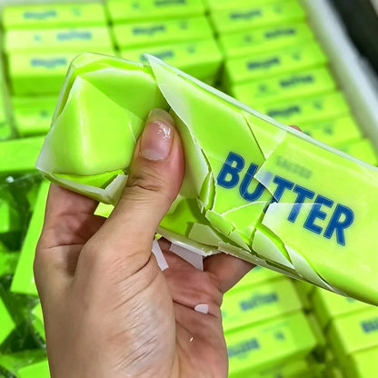 Wax Coating Butter Stick Squishy Sensory Fidget Finger Relax Crunchy Butter Stick Sound Crispy Pinch Butter Bar Toy