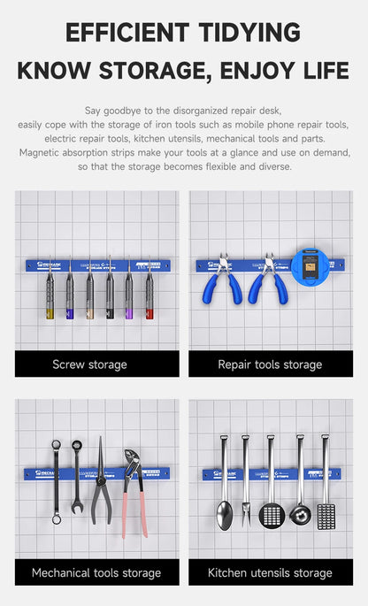 MECHANIC MAG25 Magnetic Absorption Bar Super Absorption Screwdriver Mobile Phone Repair Fixtures and Other Metal Storage Tools